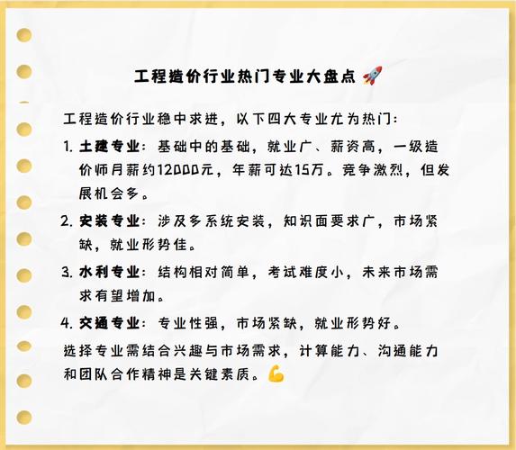 工程造价是热门专业吗,工程造价是热门专业吗知乎-第8张图片-职教招生网 工程造价是热门专业吗,工程造价是热门专业吗知乎-第8张图片-职教招生网